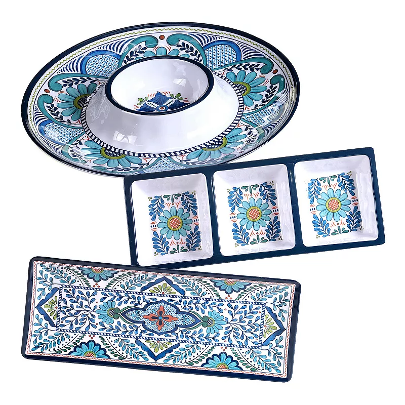 Certified International Talavera 3-pc. Hostess Set