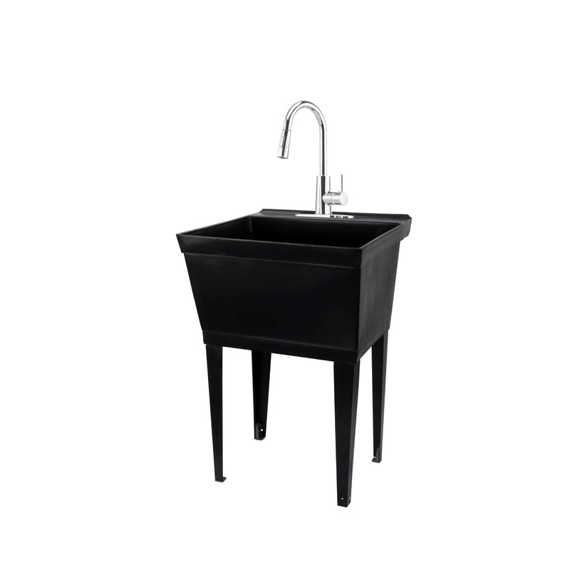 LAUNDRY TUB BLK 19GAL