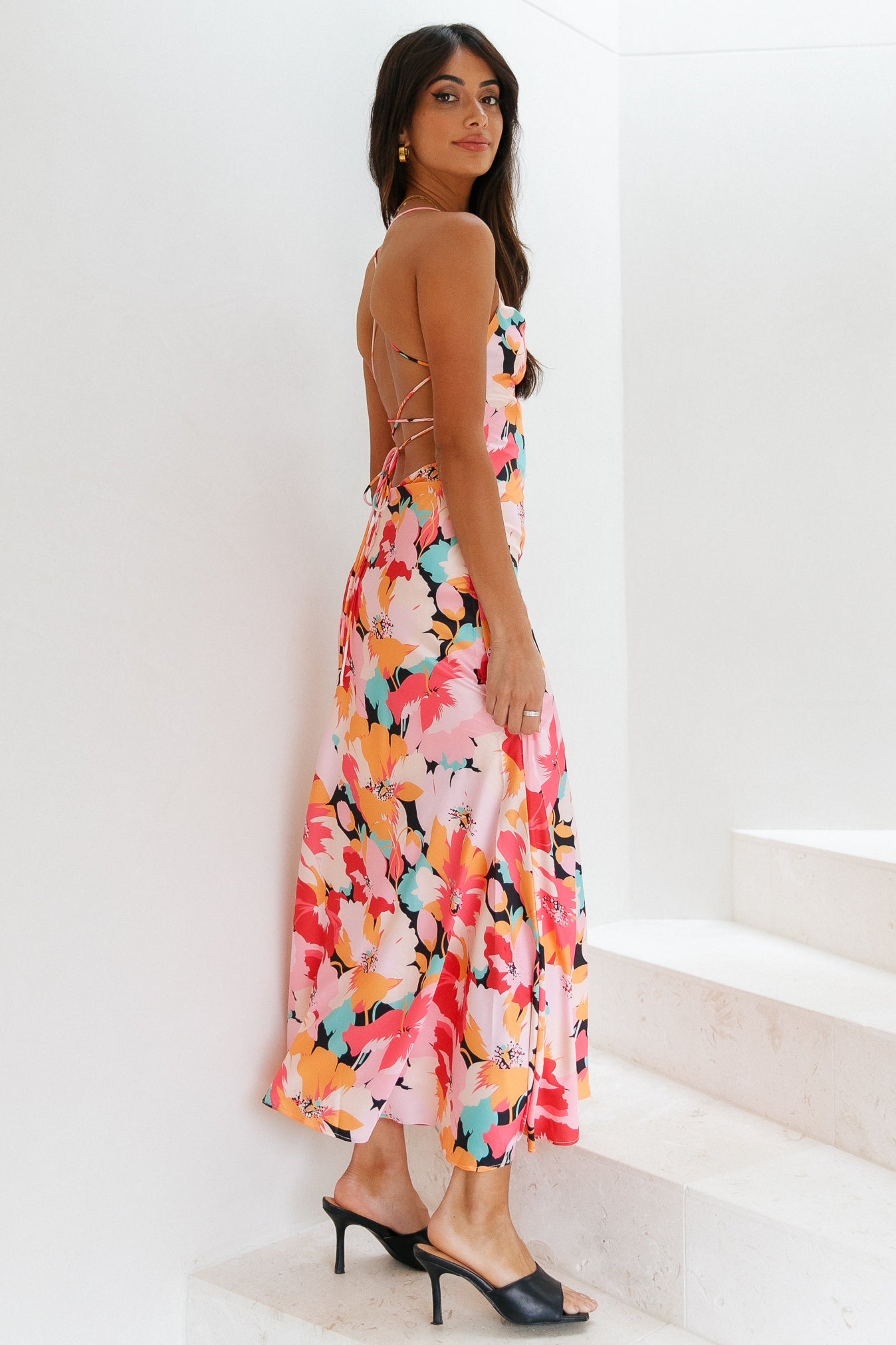 Floating Mind Maxi Dress Floral