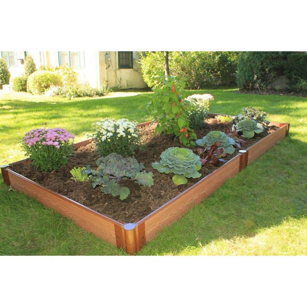 Frame It All Classic Sienna Raised Garden Bed 4' x 8' x 5.5