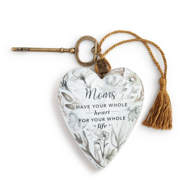 Demdaco Mom Art Heart White