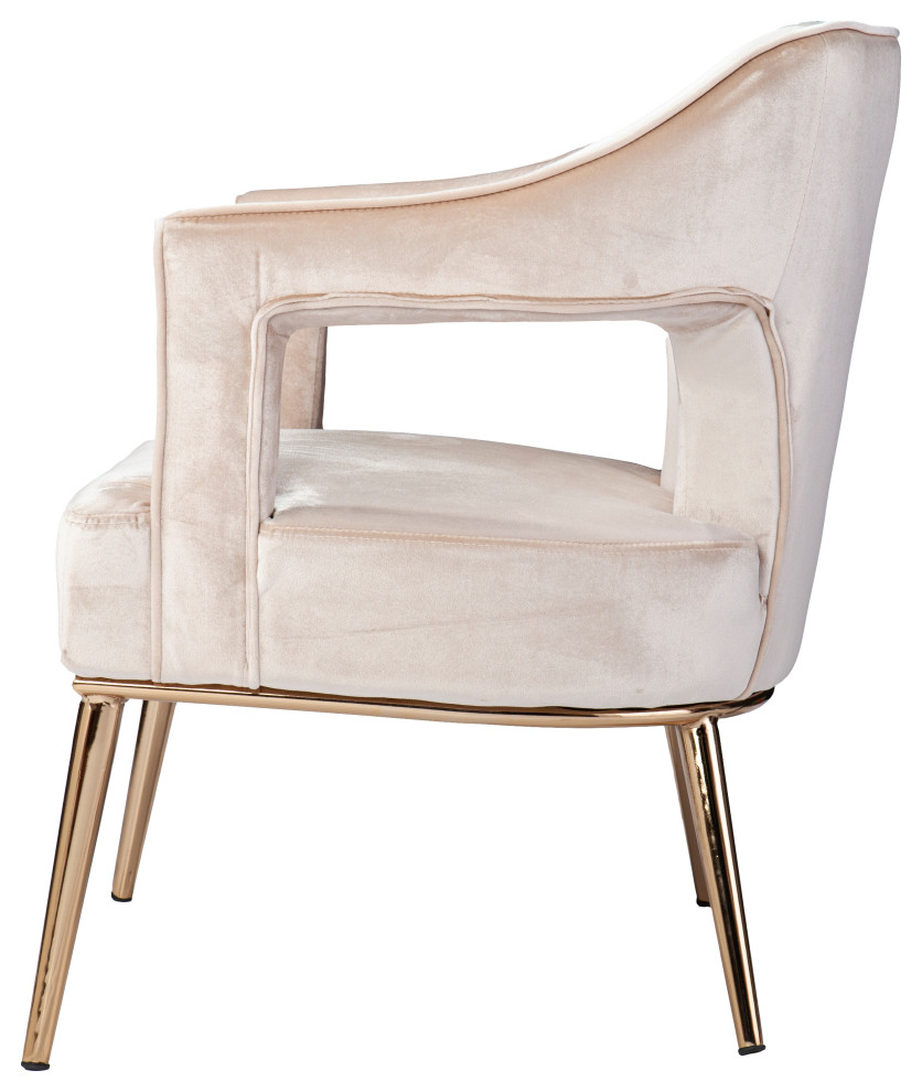 Tiernan Upholstered Accent Chair   Midcentury   Armchairs And Accent Chairs   by SEI  Houzz