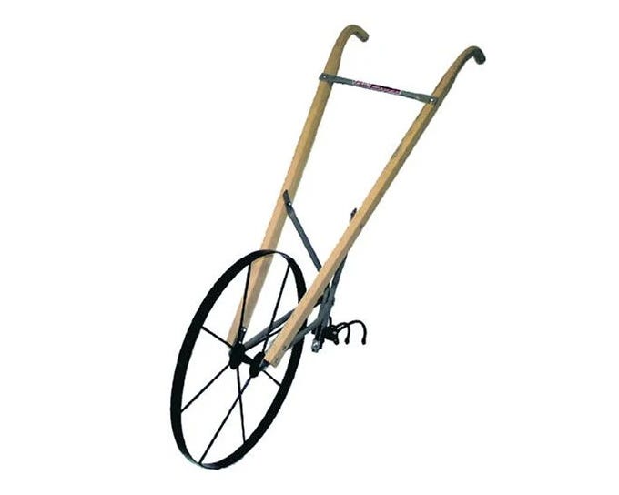 Earthway Kentucky High Wheel Walk Behind Cultivator with Wooden Handles 6500W