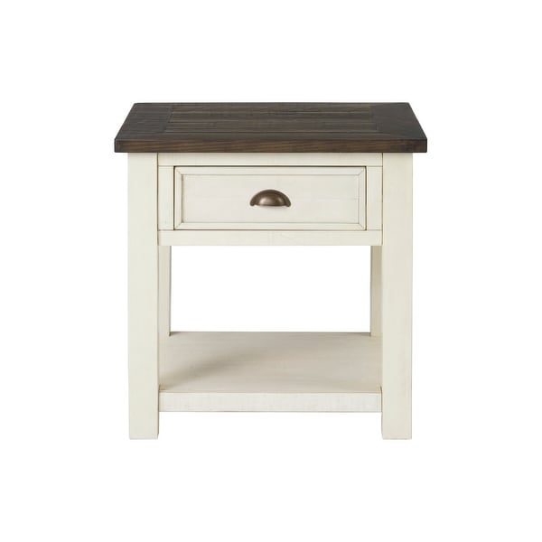 The Gray Barn Downington Solid Wood End Table