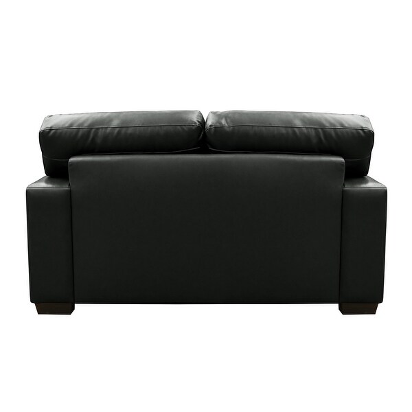 Bordeaux Leather Match Sofa，Loveseat，Armchair and Ottoman