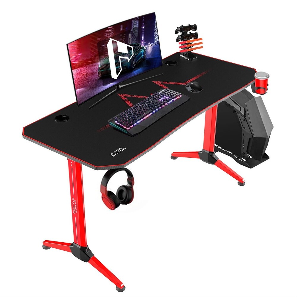 Homall Y Shaped Gaming Desk Computer Desk Table