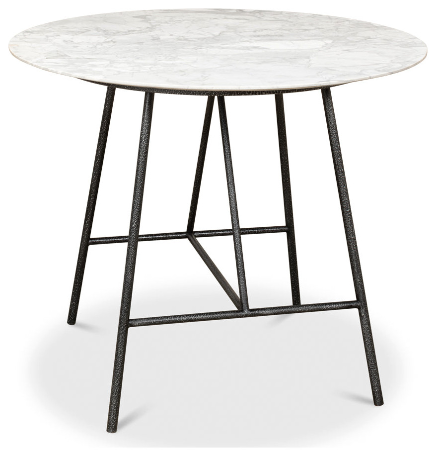 Portofino Round Cafe Bistro Table   Transitional   Coffee Tables   by Sideboards and Things  Houzz