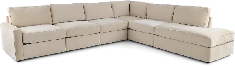 (Re)Formation Beige 6 Piece Sectional