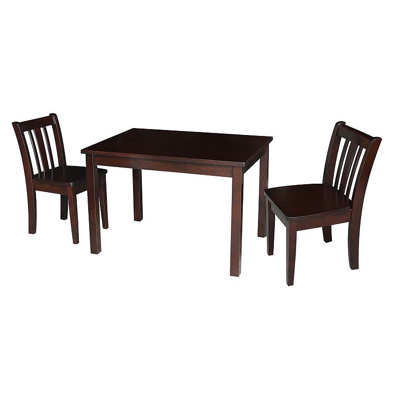 International Concepts San Remo Juvenile Dining Table and Chair 3-pc. Set