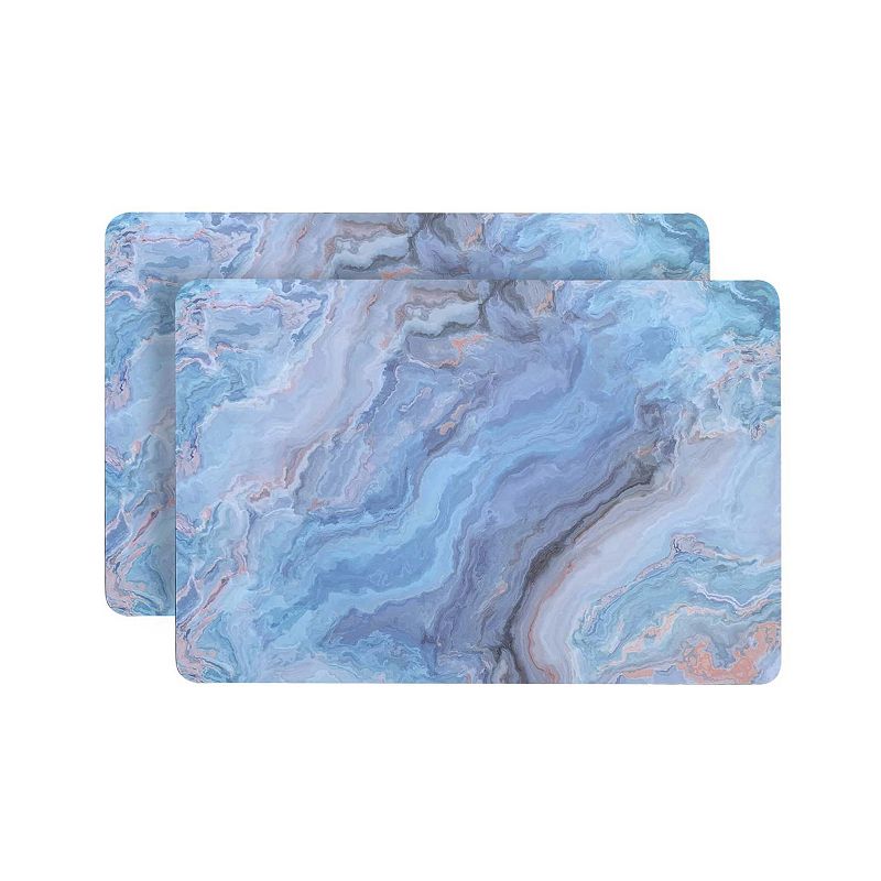 Dainty Home Marble Cork 12 x 18 Placemats Set Of 2