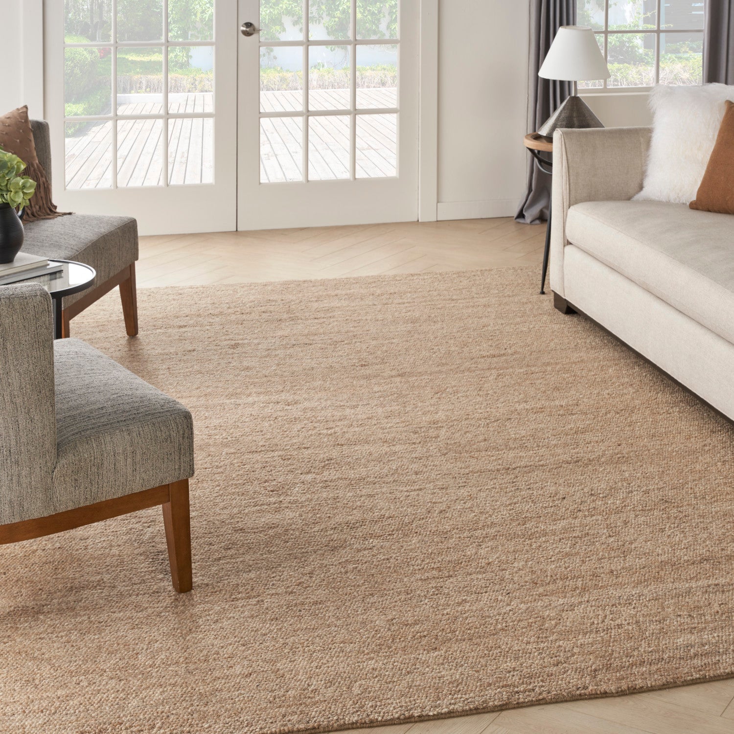 Alanna Beige Farmhouse Rug