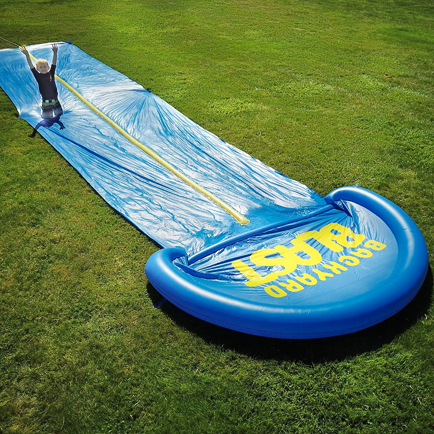 Intera - 30' Waterslide with Splash Zone - Easy to Setup - Extra Thick to Prevent Rips & Tears