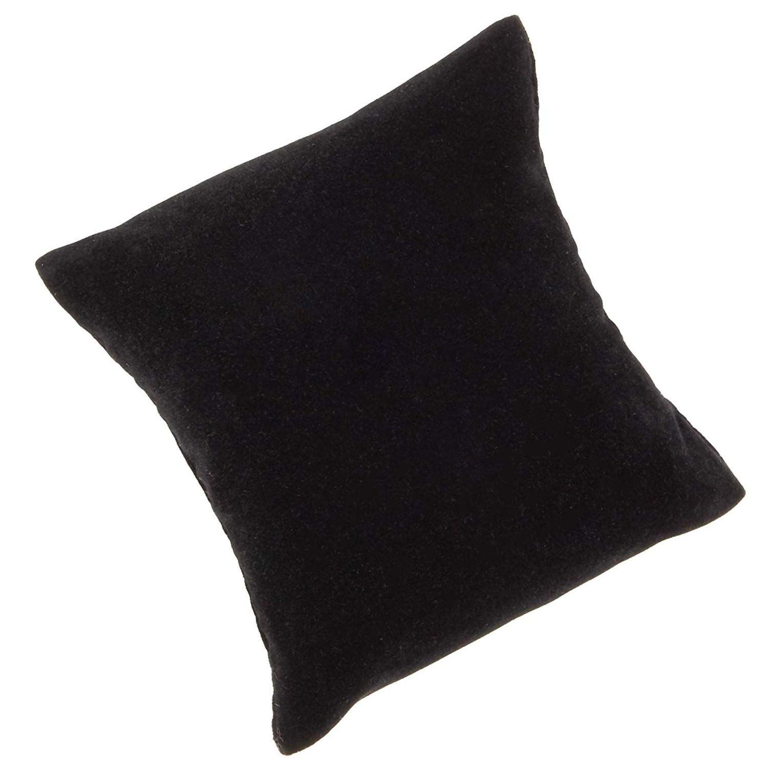 Juvale Bracelet Pillow Display 12 Pack Velvet Jewelry Display Pillow 3 x 3 inches   Black