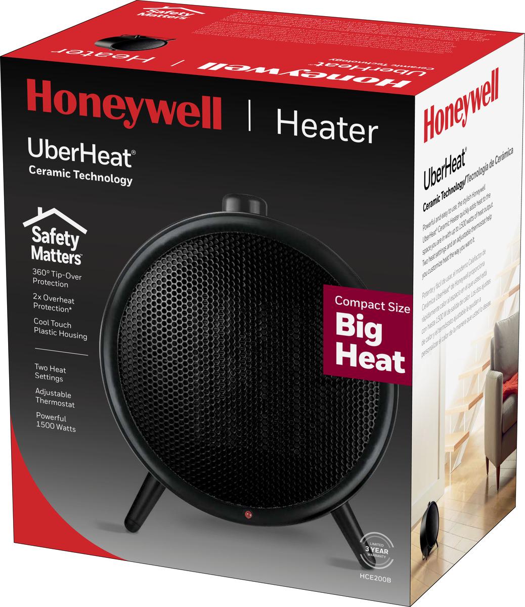 Honeywell UberHeater Ceramic Heater HCE200B， Black