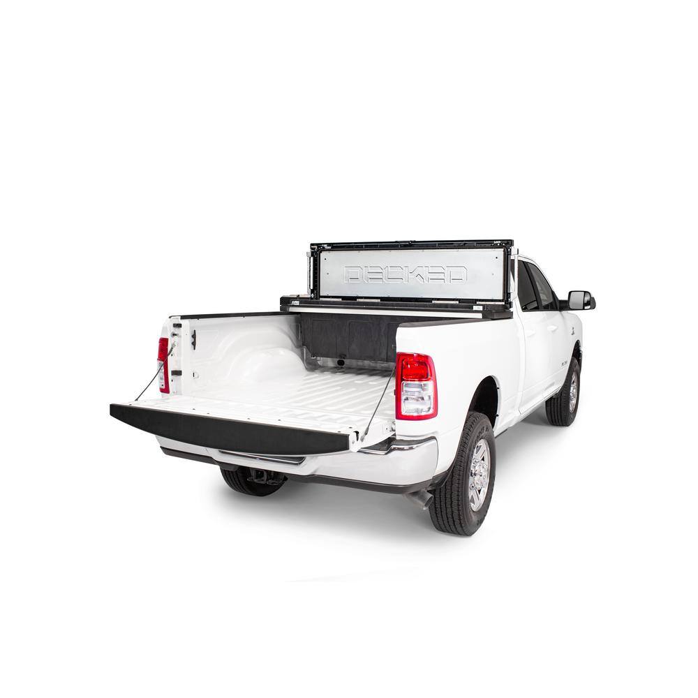 DECKED 76 in. Matte Black HDP Full-Size Crossover Pickup Truck Tool Box with Lifetime Warranty for Toyota Tundra (2022-current) TBFDT22