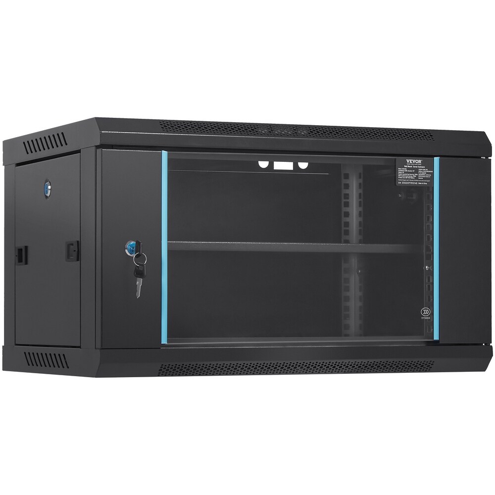 VEVOR Wall Mount Network 15.5'' Deep Server Cabinet Server Rack Cabinet Enclosure