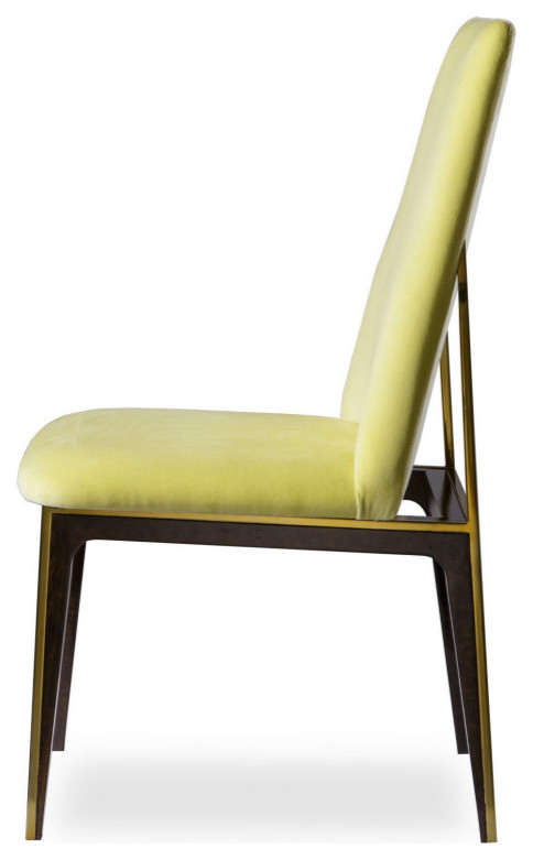 Sleake Dining Chair Canary Yellow   Modern   Dining Chairs   by Virgil Stanis Design  Houzz