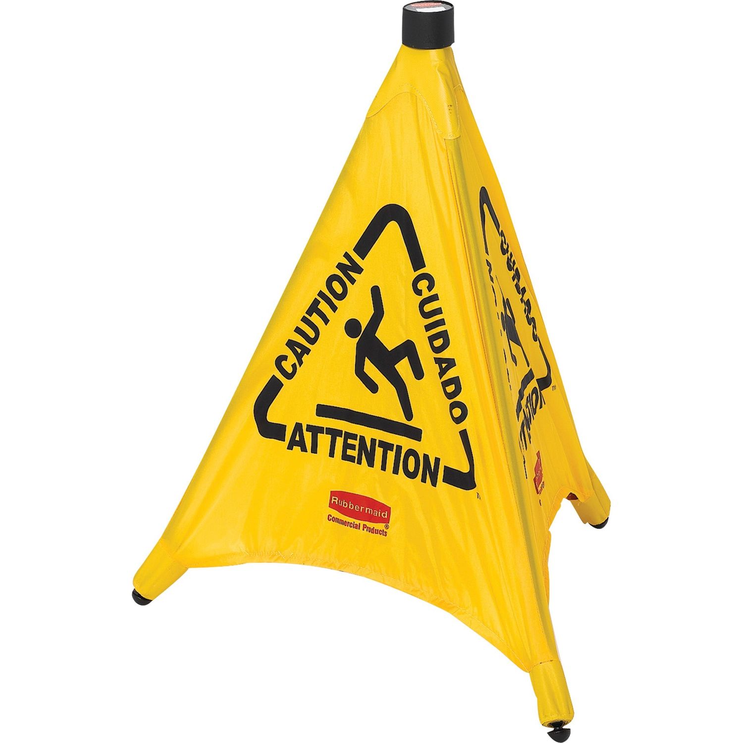 Multi-Lingual Caution Safety Cone by Rubbermaid Commercial Products RCP9S0000YWCT