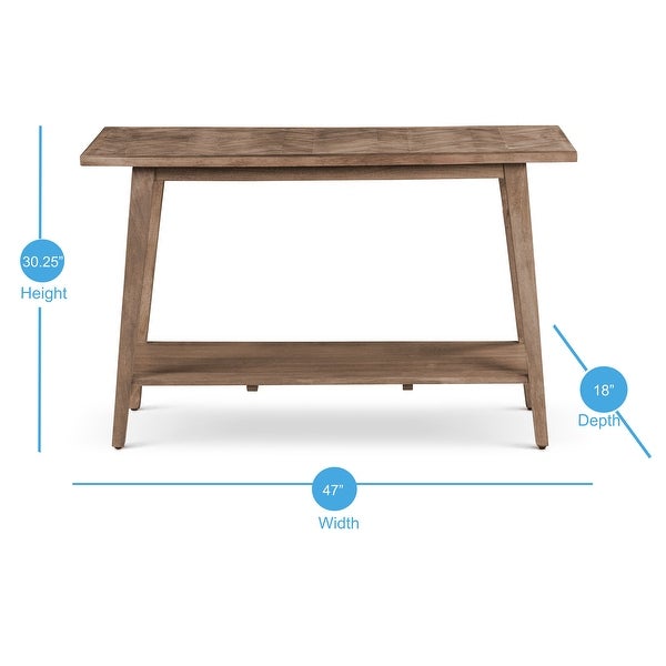 The Gray Barn Minett Solid Mango Sofa Table