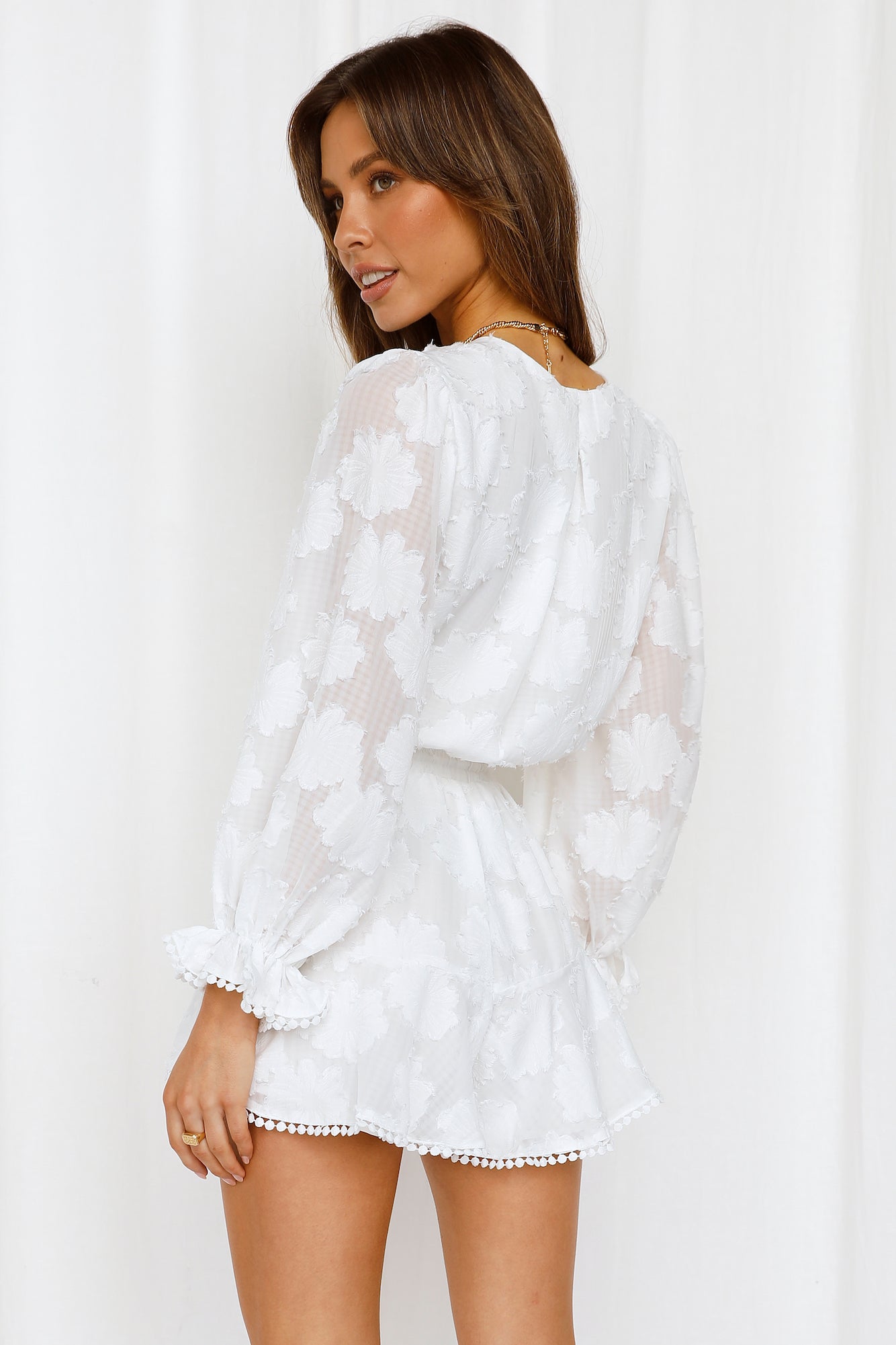 My Milk And Honey Romper White