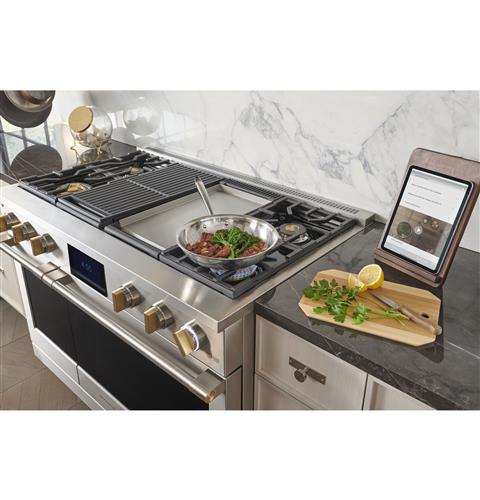 Monogram ZDP484NGTSS 48quot DualFuel Professional Range with 4 Burners