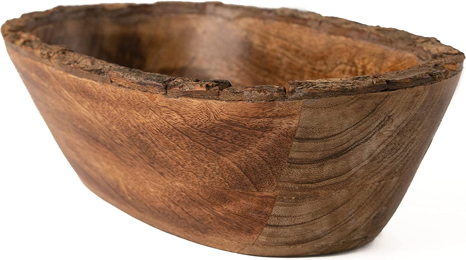 Heritage Lace Artisan Wood 10X6.5X2.75 Bowl