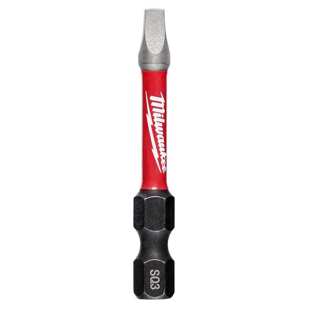 MW SHOCKWAVE 2 in. Impact Square Recess #3 Power Bit 48-32-4473 from MW