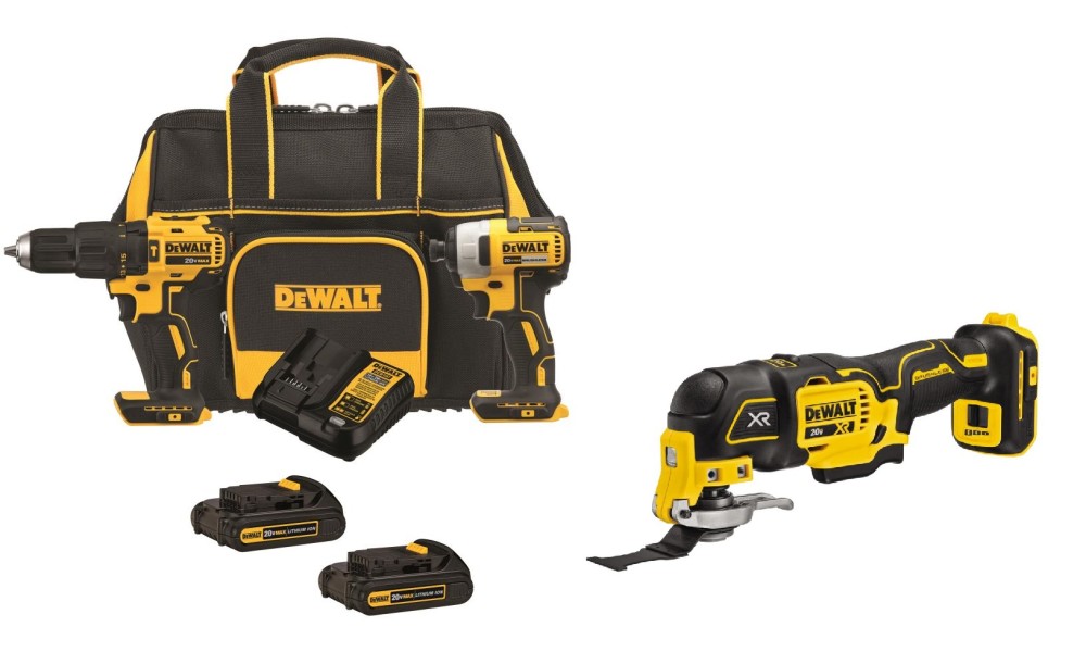 DEWALT 20V 3 Tool Combo Kit Brushless Bundle