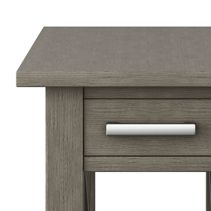 Simpli Home Kitchener Wood Narrow End Table