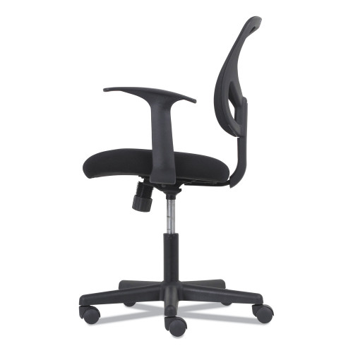 Sadie 1-Oh-Two Mid-Back Task Chairs， Supports Up to 250 lb， 17 to 22 Seat Height， Black (VST102)