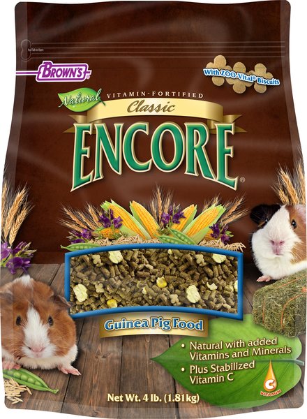 Brown's Encore Classic Natural Guinea Pig Food