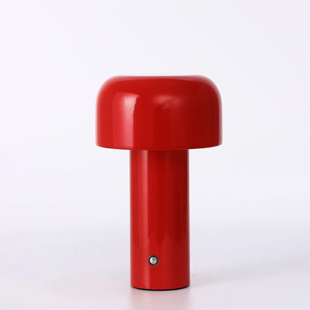 Cordless Mushroom Table Lamp Solid Color