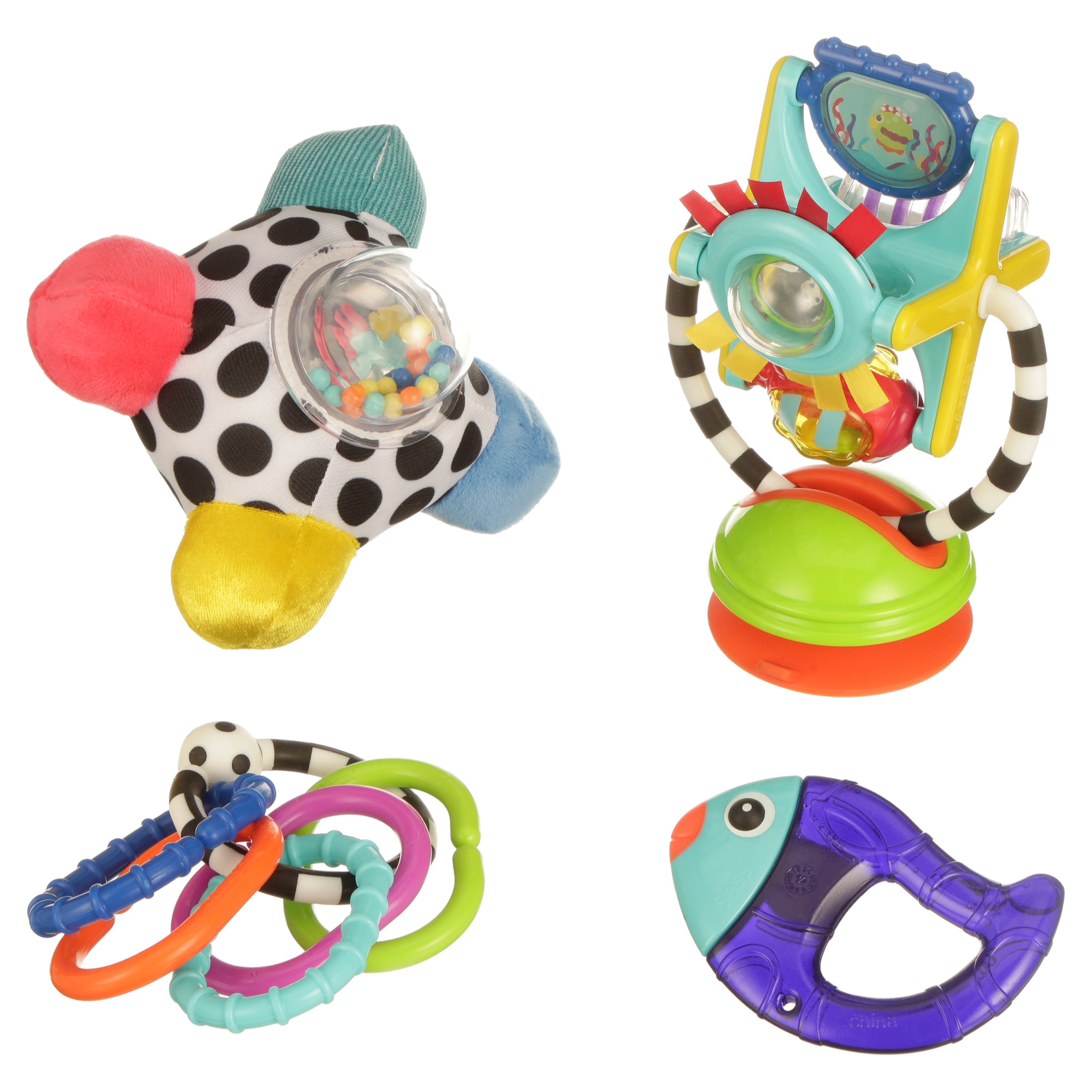 Sassy Discover The Senses Sensory Baby Toy Gift Set - 0+ Months