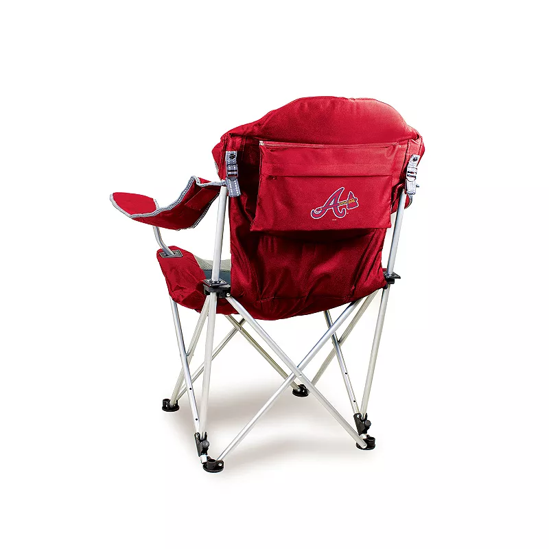 Picnic Time Atlanta Braves Reclining Camp Chair