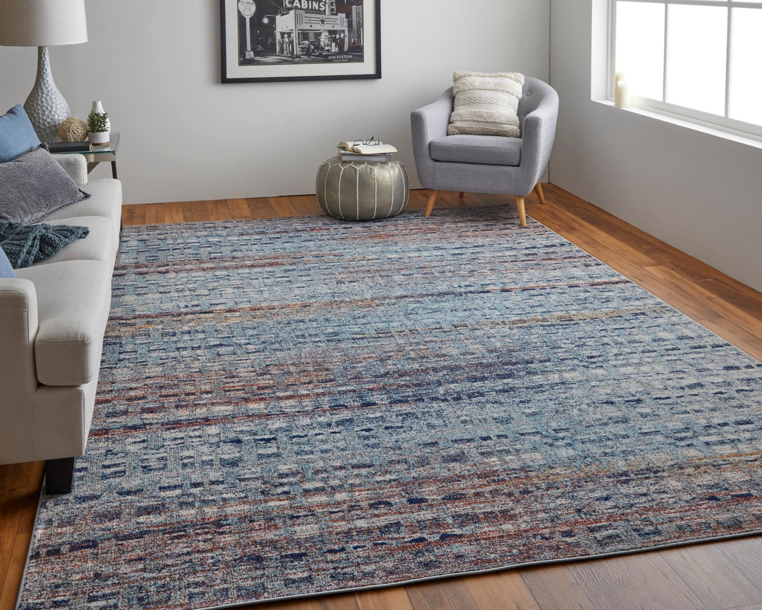 Adelmo Blue / Multi Rug