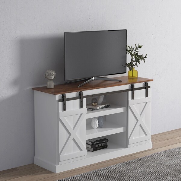 Nestfair TV Stand Storage Cabinet for TV up to 65 Inches