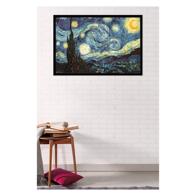 Starry Night Framed Poster Trends International