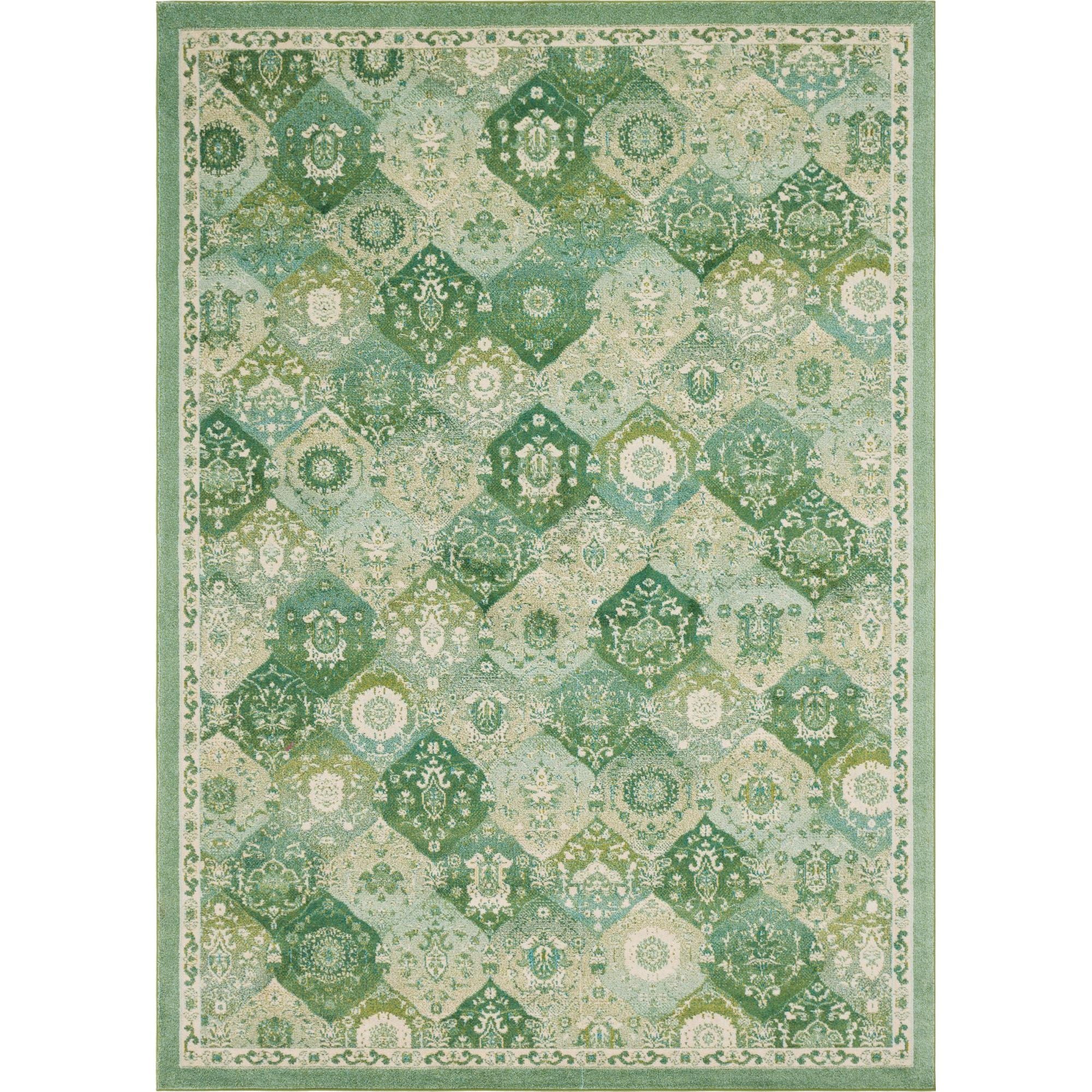 Unique Loom Blake Penrose Contemporary Floral Area Rug or Runner