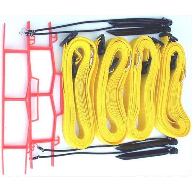 Home Court 19AYS Yellow 2-inch Adjustable Web Courtlines