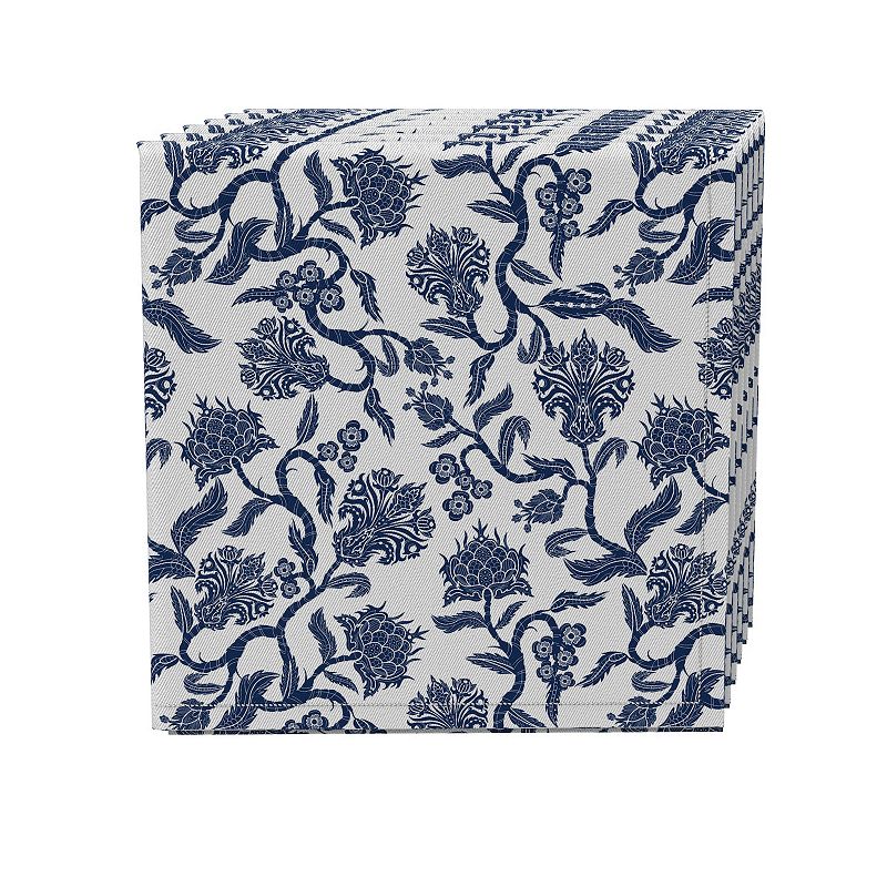 Napkin Set of 4， 100% Cotton， 20x20， Floral 182