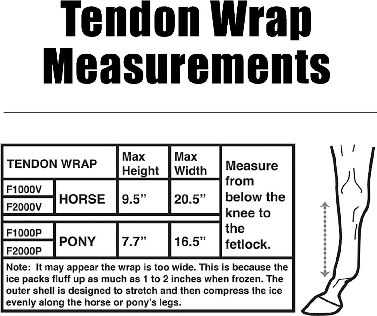 Ice Horse Tendon Leg Horse Wrap