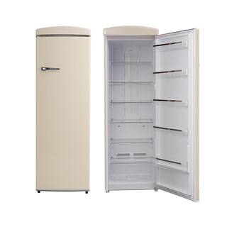 Equator 24 in. 11 cu. ft. Classic Retro Single Door Refrigerator in Cream RR 1100 C