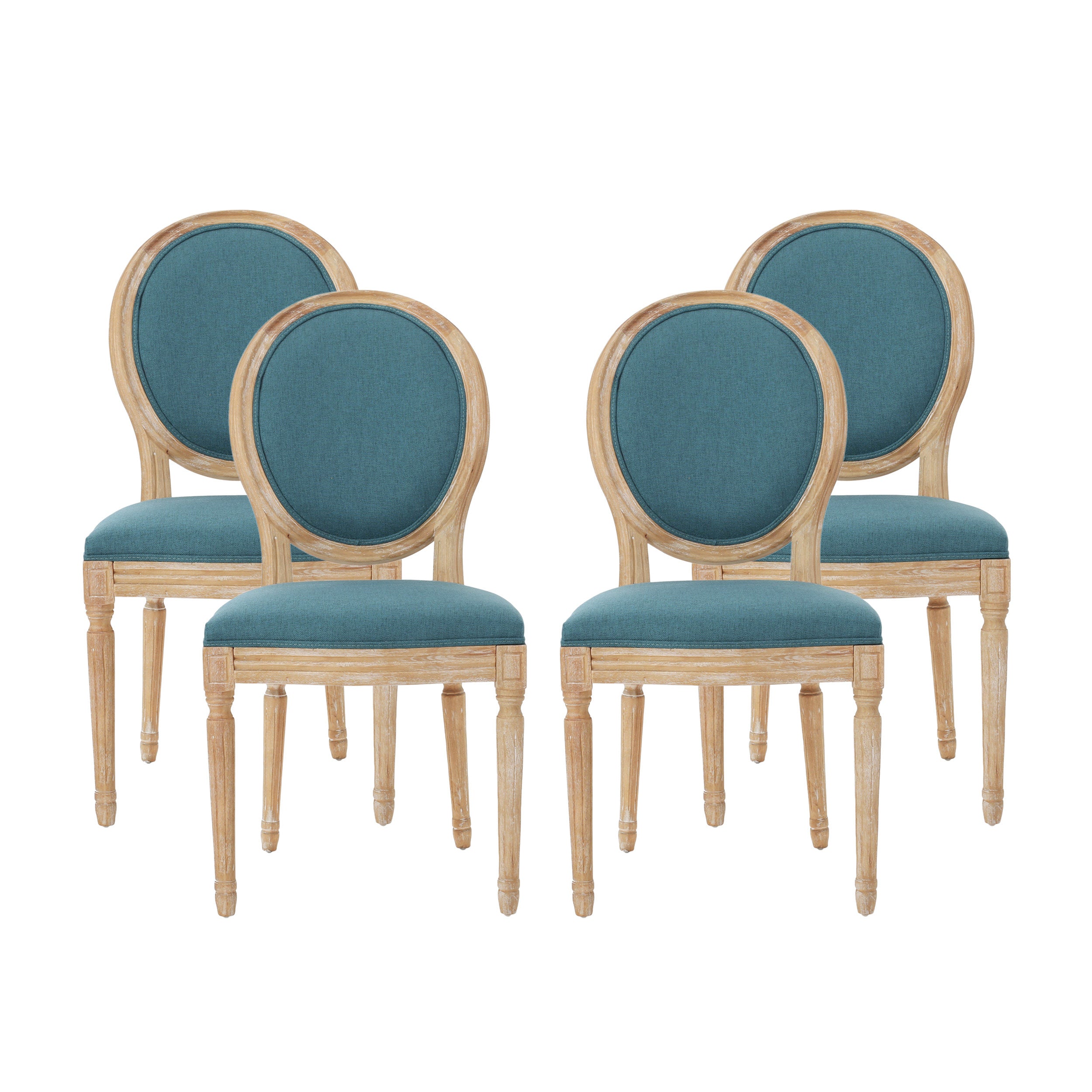 Lariya French Country Dining Chairs (Set of 4)