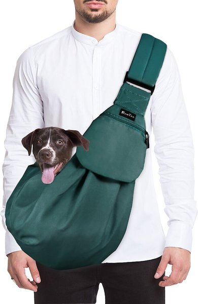 SlowTon Hands-Free Padded and Adjustable Sling Dog and Cat Carrier