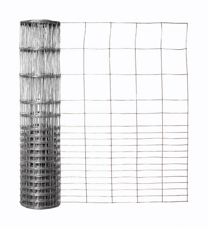 Garden Zone 28 in. H x 50 ft. L Galvanized Steel Garden Fence