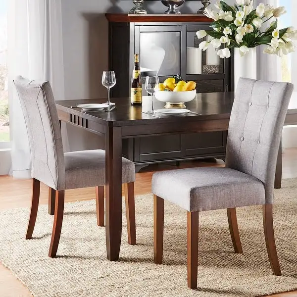 Hutton Upholstered Dining Chairs (Set of 2) by iNSPIRE Q Classic