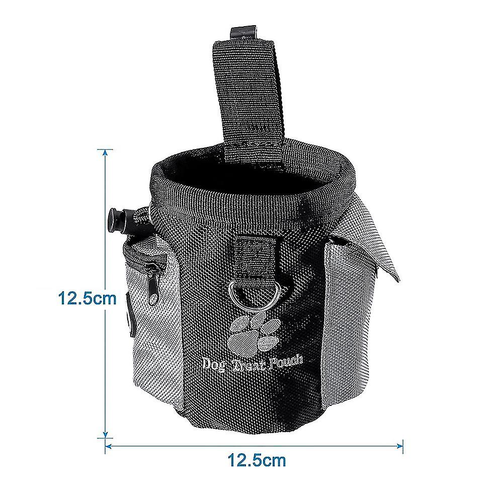 Dog Treat Bag， Puppy Treat Pouch Pet Small Dog Bait Holder， Animal Walking Snack Container Best Hiking Toys Pack Dispenser Carries