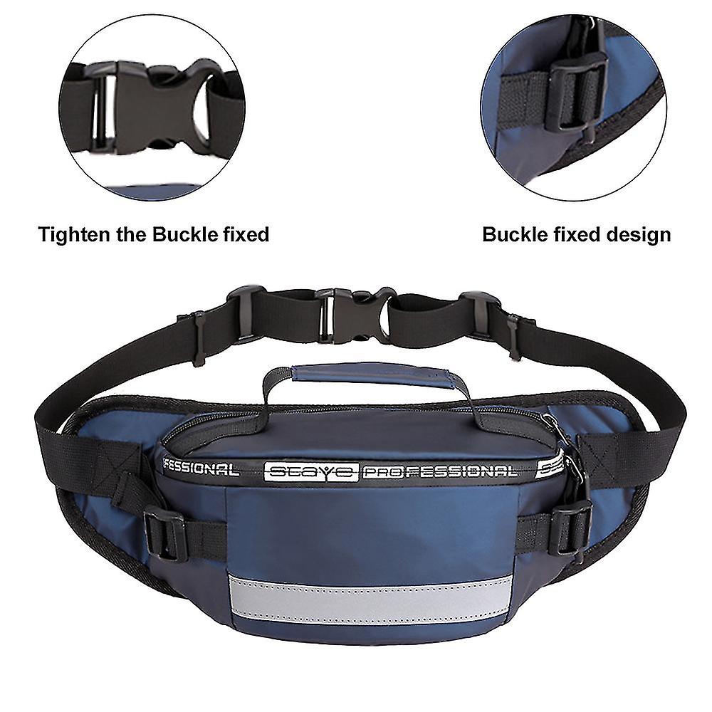 Fashion Outdoor Fanny Pack， Reflective Strip Chest Bag