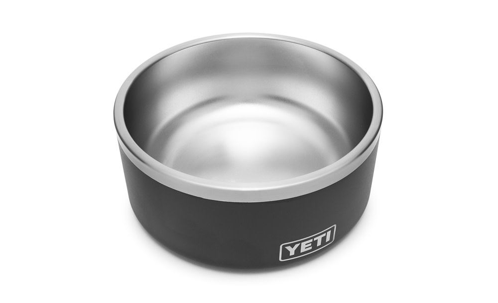 Black Boomer Dog Bowl ;