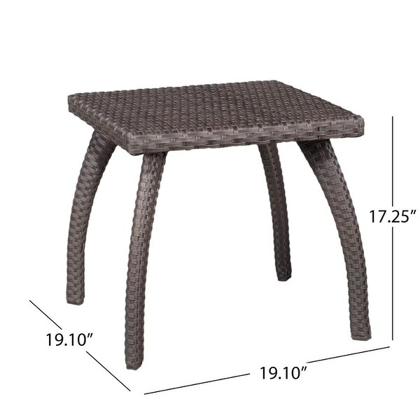 Modern Outdoor side table，for poolside，patio rocking chair